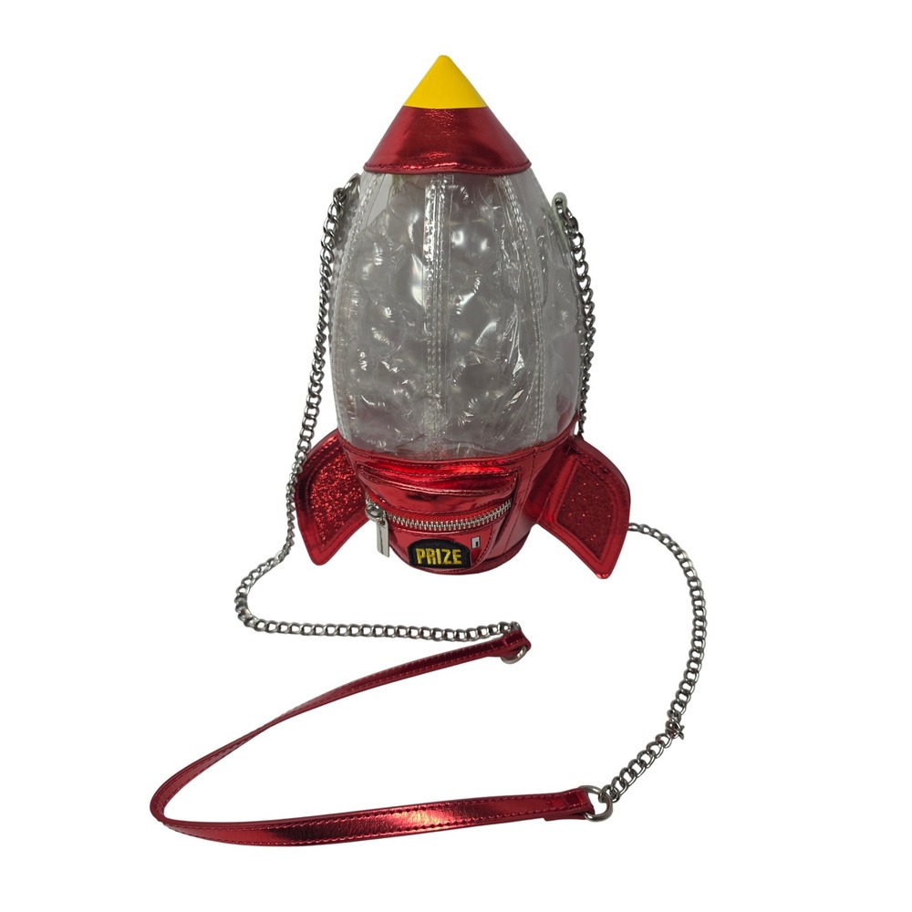DISNEY Pixar PRIZE CrossbodyBag Metallic Red Clear PVC Prize Novelty Spacecore